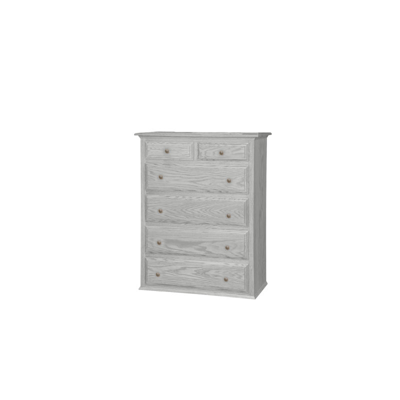 Commode 6 tiroirs Traditional, Blanc éclatant