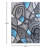 Sioar Blue/Gray Abstract Design Accent Area Rug-102003415