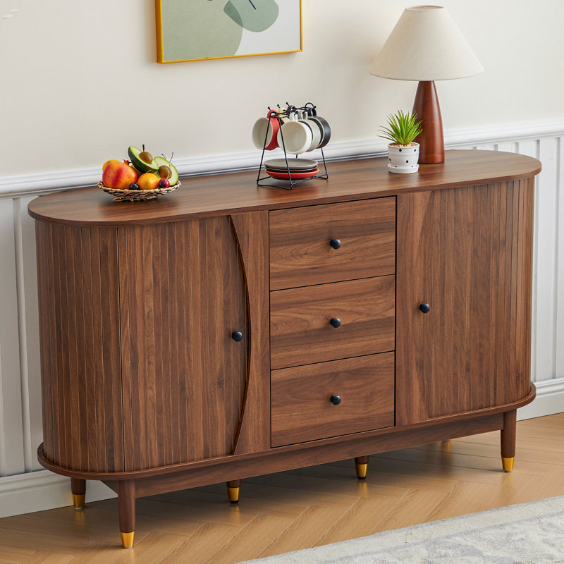 Buffet 55 "avec tiroir et porte tambour