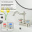 Robinet de lavabo de salle de bain 4 "avec drain Centreset-106847029