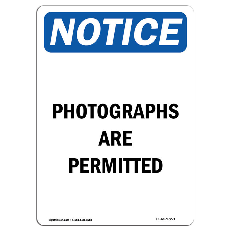 Les photographies sont permises