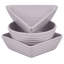 Le Creuset Stoneware Set Of 3 Tapas Dishes, Shallot