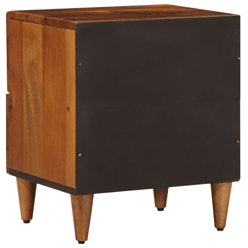 40cm W Solid Wood Bedside Table