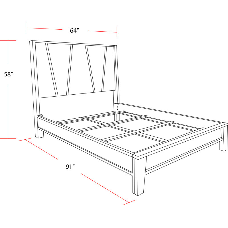 Artresha Standard Bed, Queen