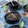 over&back Stackable 16-Piece Semi Hand-Finished Stoneware Dinnerware Set