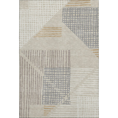 Premium Machine Washable Mayfield AMF2270 Striped Rug