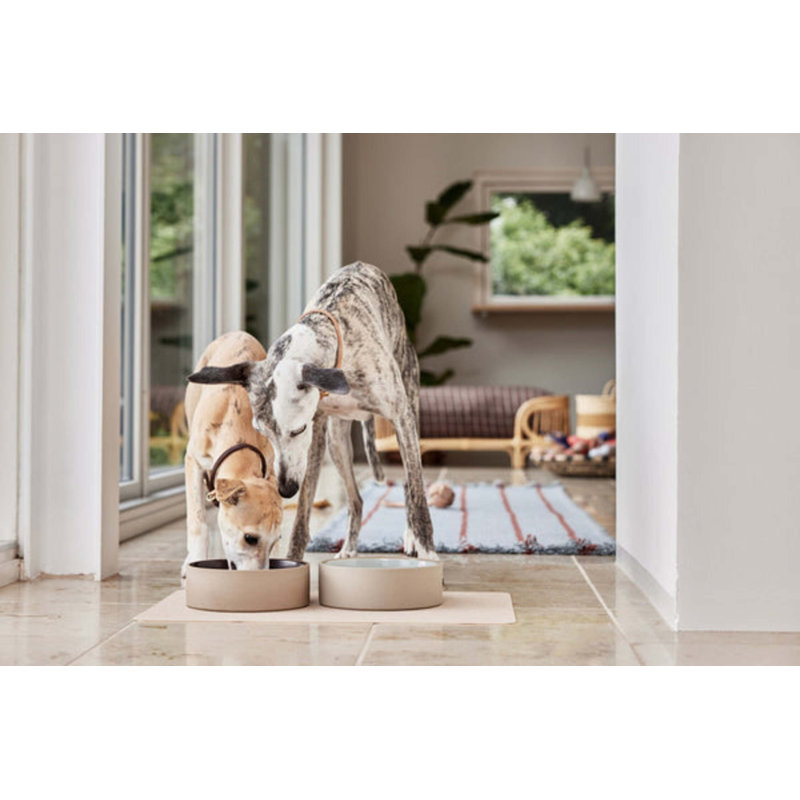 Sia Dog Bowl, Rose, Large (2.72")
