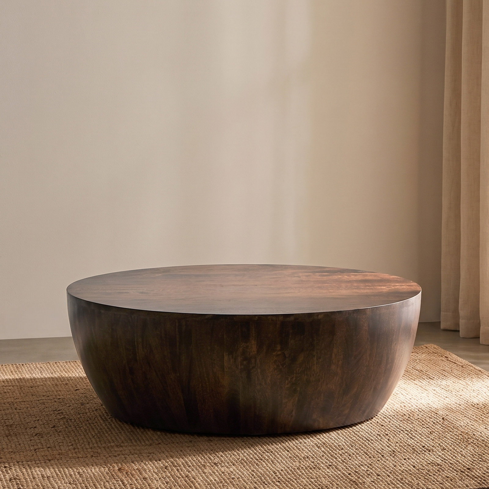 36" Mango Coffee Table, Walnut
