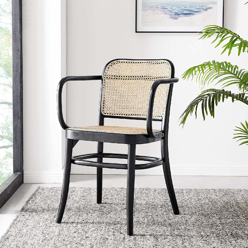 18'' H Armchair, Black