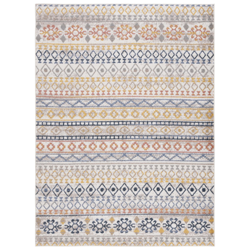 Eyoab Performance Geometric Rug, Rectangle 4' x 6'