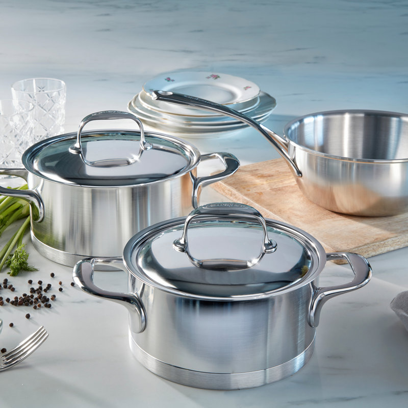 Demeyere Atlantis Non-Stick Stainless Steel Round Dutch Oven & Reviews