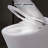 Compact Dual Flush Toilet With Self-Cleaning Wand, Foot Sensor Flush, White Night , Knob Control, Cold Water Wash, Strong Soft Close, , Immaculate Smart 1/1.28 ,