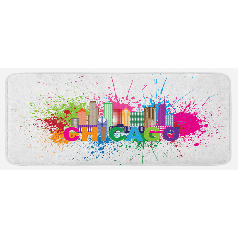 Tapis de cuisine Chicago Skyline