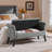 Sholom 52" W Tufted Upholstered Storage Bench with Rolled Arms-1475459314