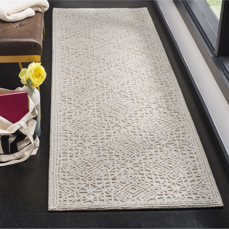 Zack Trace Hand Tufted Wool Geometric Rug