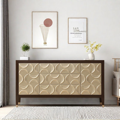 Sideboard Cabinet With 2 Doors And 3 Drawers
