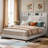 Gibram Upholstered Wingback Bed-185792197-185792196