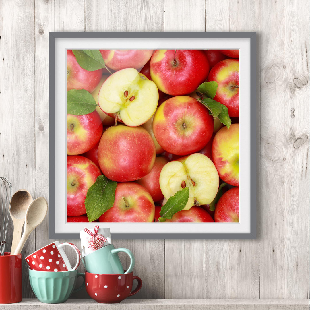 Gerahmtes Poster Juicy Apples