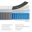 Matelas hybride à gel moyen 8 po / 10 po / 12 po, à ressorts dans une boîte, certifié OEKO-TEX®-115200945-115200946