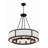 Lavonte 8 Light Black Forged Chandelier
