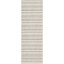 Tapis rayé en polypropylène tissé à la machine intérieur / extérieur gris clair-620485373