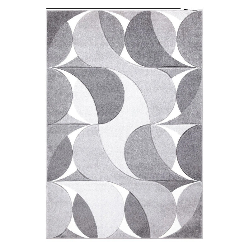 Modern Luxury Geometric Design Rugs Soft Large Area Rugs Floor Mat Colorful Living Room Bedroom Carpet, Rectangle 80 x 150cm