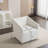 Nice Modern Upholstered Barrel Armchair, 360° Swivel-840522058