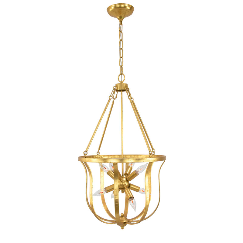 Maxim 8 - Light Chandelier, Gold