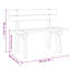 Garden Bench 150 cm Impregnated Pinewood