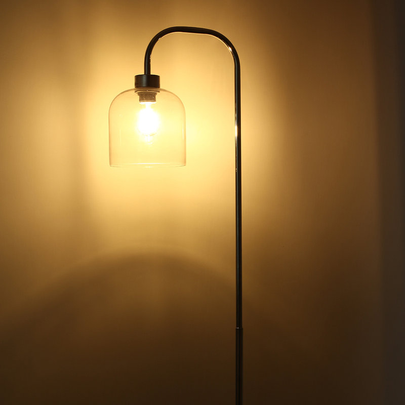 Maris 150cm Gloss Arched Floor Lamp