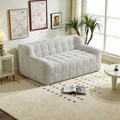 Canapé modulaire à mémoire de forme - configurations flexibles avec tissu de qualité supérieure et aucun assemblage requis