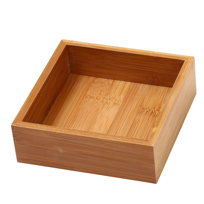 Bamboo 2"H x 6"W x 6"D Drawer Organizer