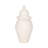 Cast Stone Finish Temple Jar, White-1838258513