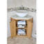 Dees 550 mm Single Vanity with Vessel Ceramic Basin