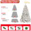 4.5FT Flocked Christmas Tree-899840418-899840429-899840427