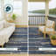 Tapis rayé Ceajay ACN3114 lavable à la machine pour l'intérieur et l'extérieur-967418876-967418877
