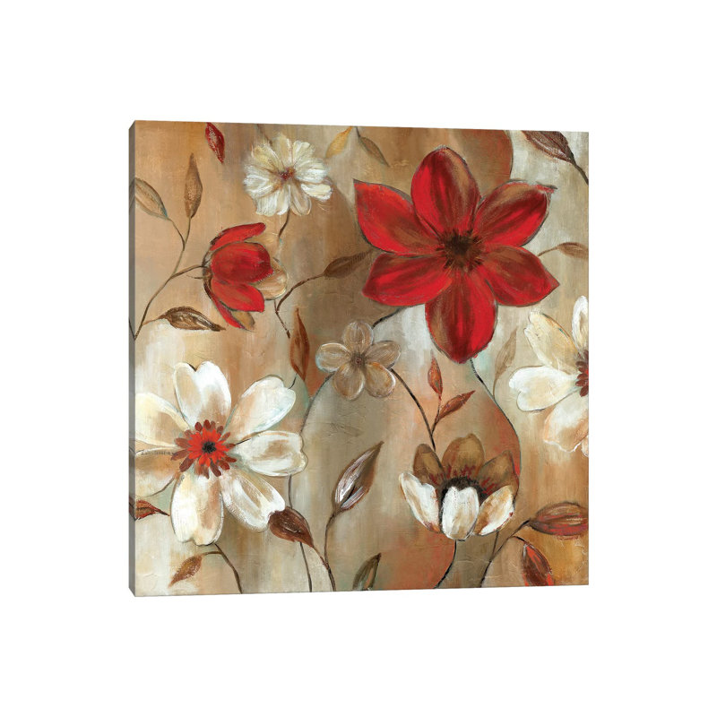 «Ready for Red II» par Carol Robinson, reproduction d'art sur toile tendue, H 12 po x l 12 po x P 0,75 po