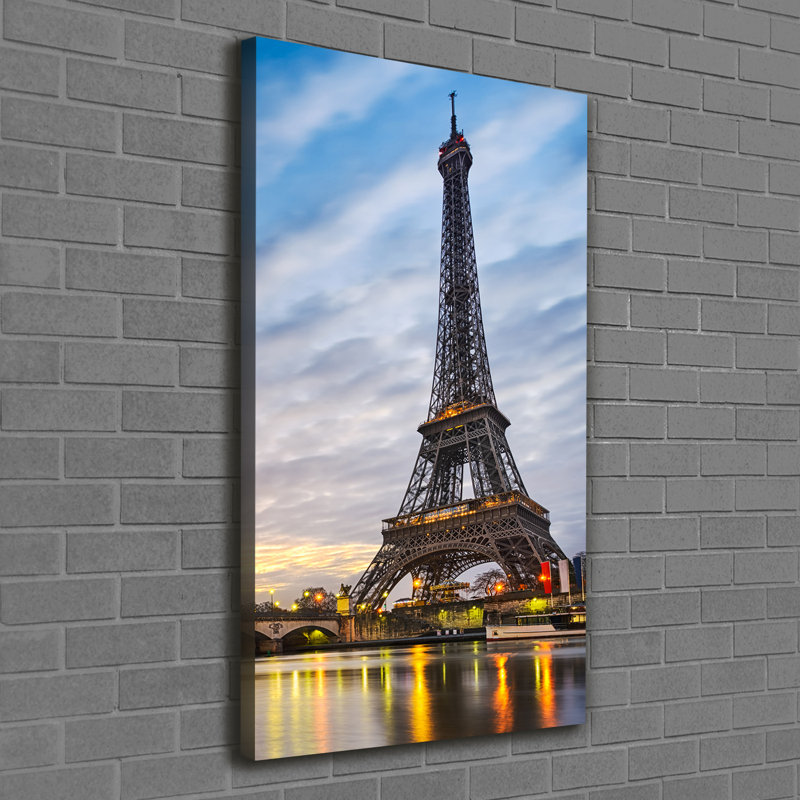 Eiffel Tower Paris - Wrapped Canvas Print