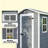 Spacious Metal And Polyresin Sheds With Cottage Style Window Storage