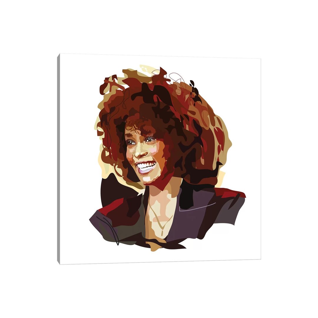 Leinwandbild Whitney Houston von Anna Mckay