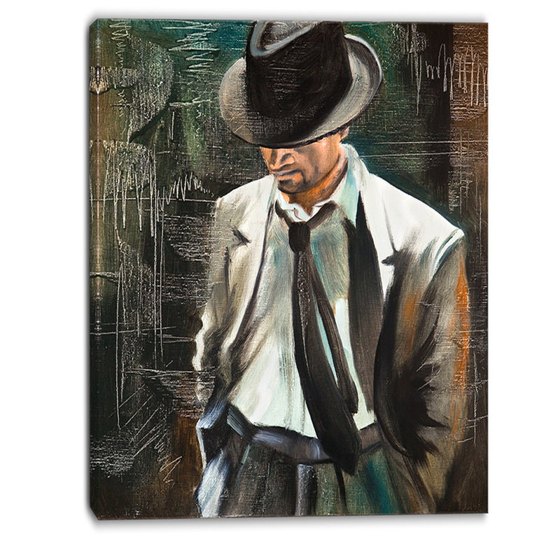 « the pour homme portrait », peinture, H 40 po x l 30 po x P 1,5 po, Toile tendue