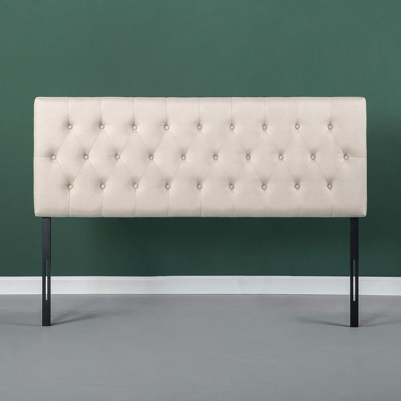 Intissar Upholstered Headboard, Black, Twin