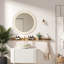 Meuble-lavabo moderne gain d'espace avec lavabo en céramique haut de gamme pour petites cuisines