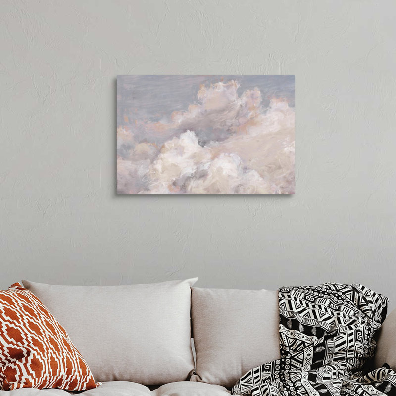 «Daydream Neutral 01» par Lisa Audit - reproduction d'art, Toile tendue, H 20 po x l 30 po x P 1,25 po