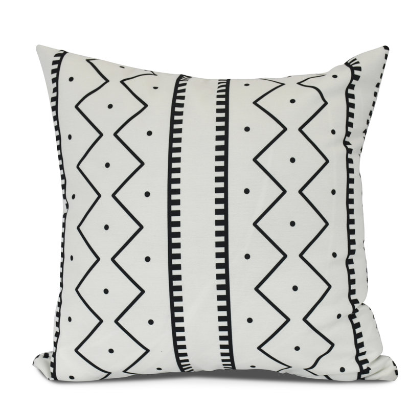 Housse de coussin d'extérieur carrée Goals, Gourds and Gatherings, H 20 po x l 20 po, Crème