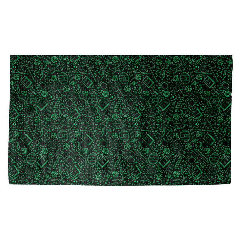 Avicia Indoor Doormat, Rectangle 2'1.5" x 3'6", Green