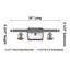 Schiavone - Nickel poli - Éclairage pour meuble-lavabo-491117396