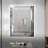 Casanas Glass Rectangle Wall Mirror-206214607