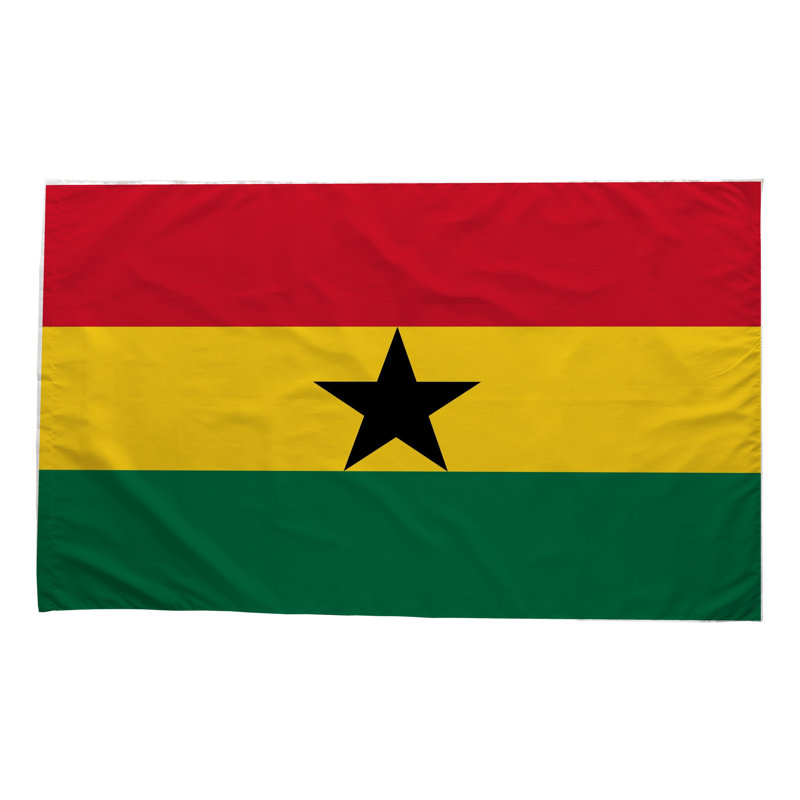 Drapeau ghanéen - Drapeau extérieur, H 24 po x l 36 po