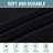 Room Darkening Curtains for Bedroom 42"/52" Wide Curtains Thermal Insulated 100”/120“/180” Wide Long Room Darkening  Curtains for Living Room Outdoor Privacy Energy Saving Curtains for Patio Door Grommet 1 Panel-935641486-935641483